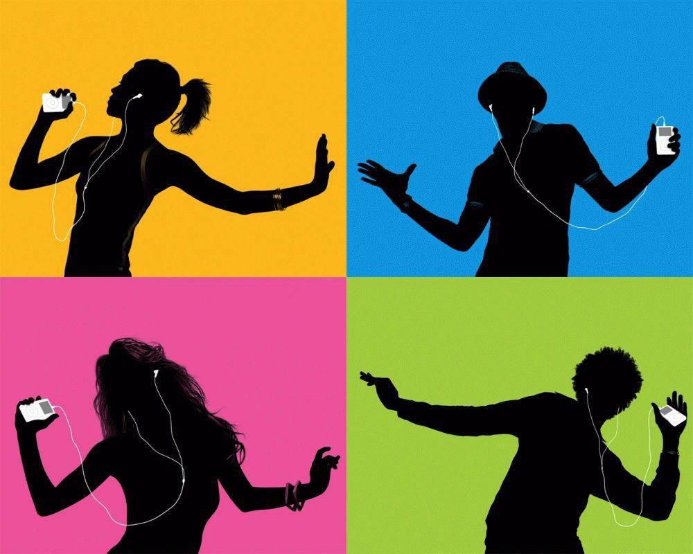 Apple iPod Silhouette Ad Campaign (2003)